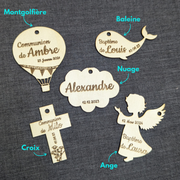 Etiquettes en bois – Image 2