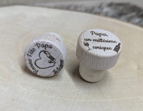 Bouchon à personnaliser