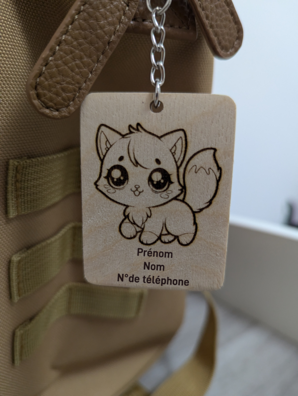 Porte clé enfant illustration