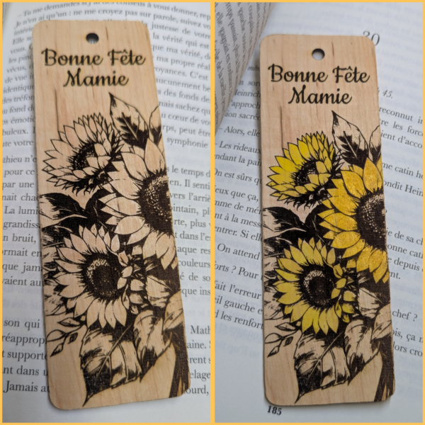 Marque page Tournesol