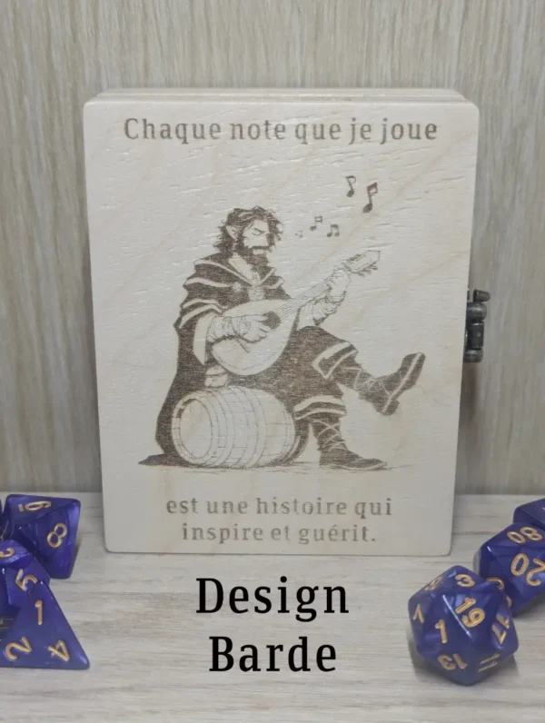 Boîte à dés rectangulaire – Image 3