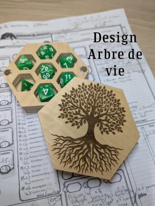 Boîte à dés hexagonale – Image 5
