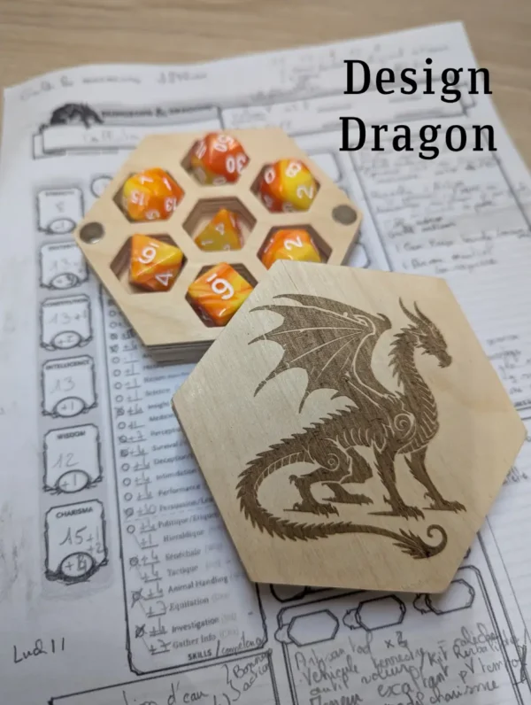 Boîte à dés hexagonale – Image 2
