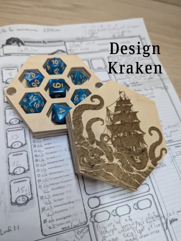 Boîte à dés hexagonale – Image 6