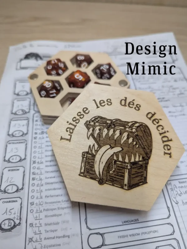 Boîte à dés hexagonale – Image 3