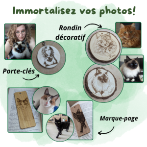 Vos Photos Gravées sur Bois